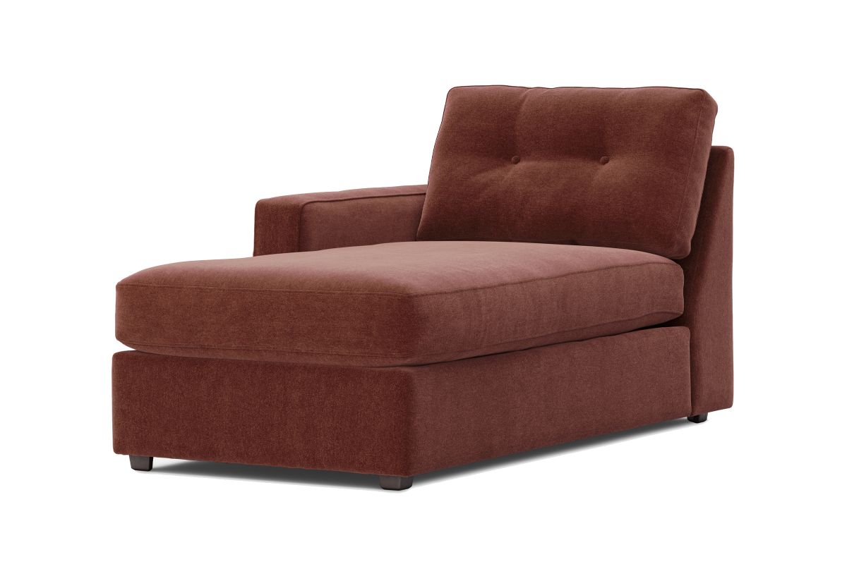 ModularOne Individual Pieces Merlot Left Arm Facing Chaise 2