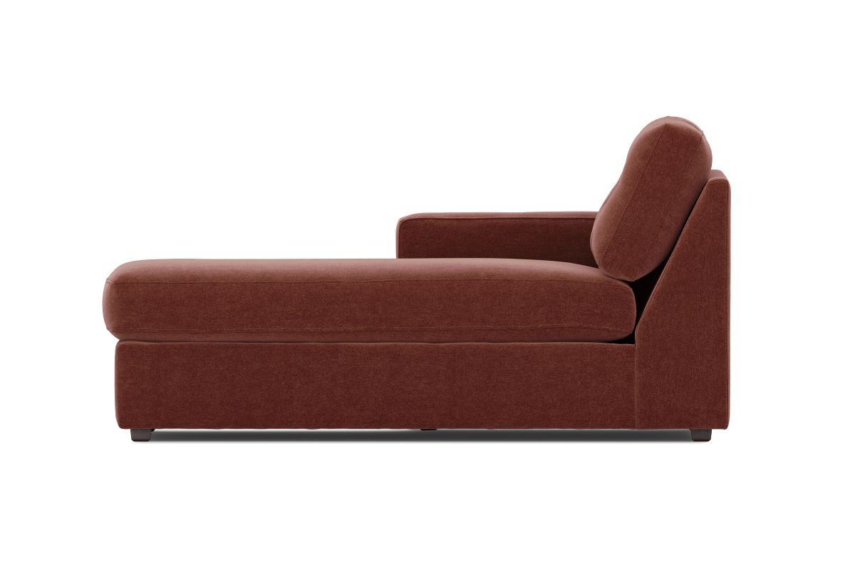 ModularOne Individual Pieces Merlot Left Arm Facing Chaise 4