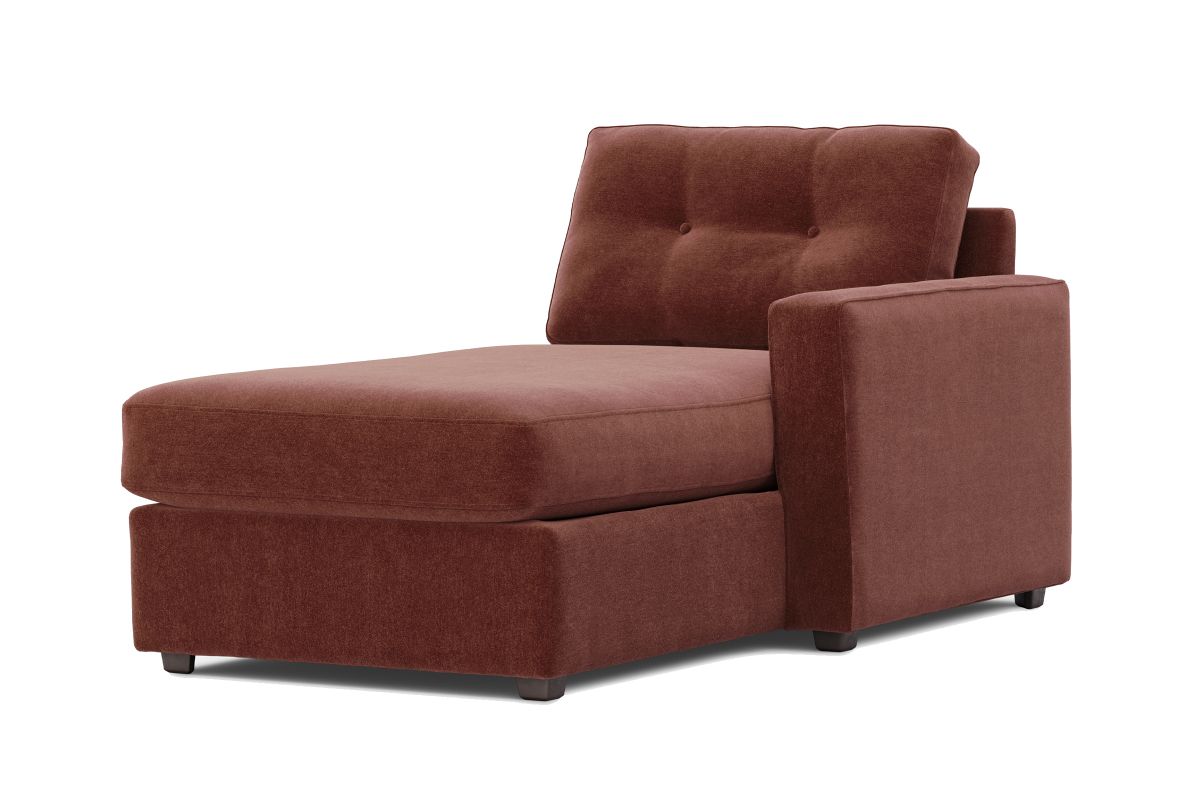 ModularOne Individual Pieces Merlot Right Arm Facing Chaise 2