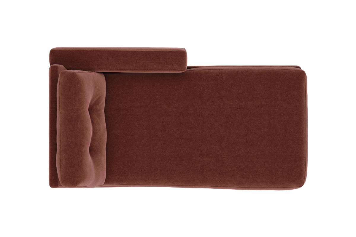 ModularOne Individual Pieces Merlot Right Arm Facing Chaise 5