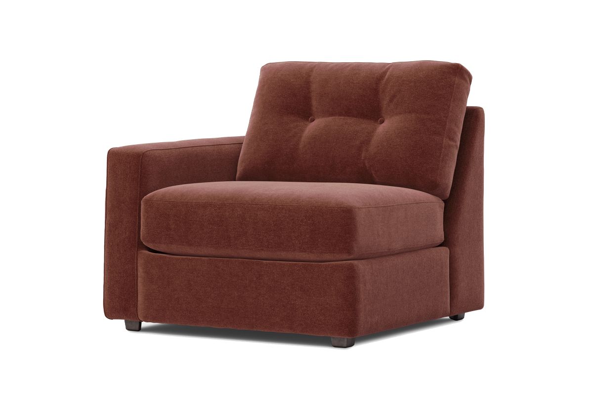 ModularOne Individual Pieces Merlot Left Arm Facing Chair 2