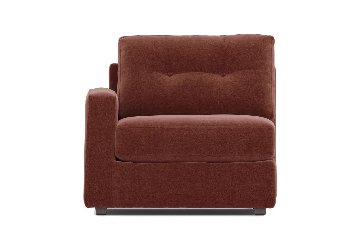 ModularOne Individual Pieces Merlot Left Arm Facing Chair 4
