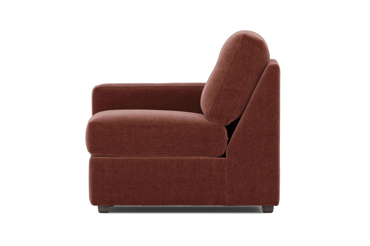 ModularOne Individual Pieces Merlot Left Arm Facing Chair 3