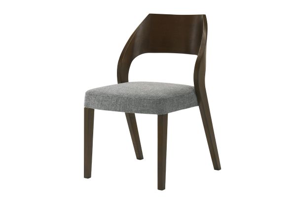 Revolve Wood Chair in Walnut Finish