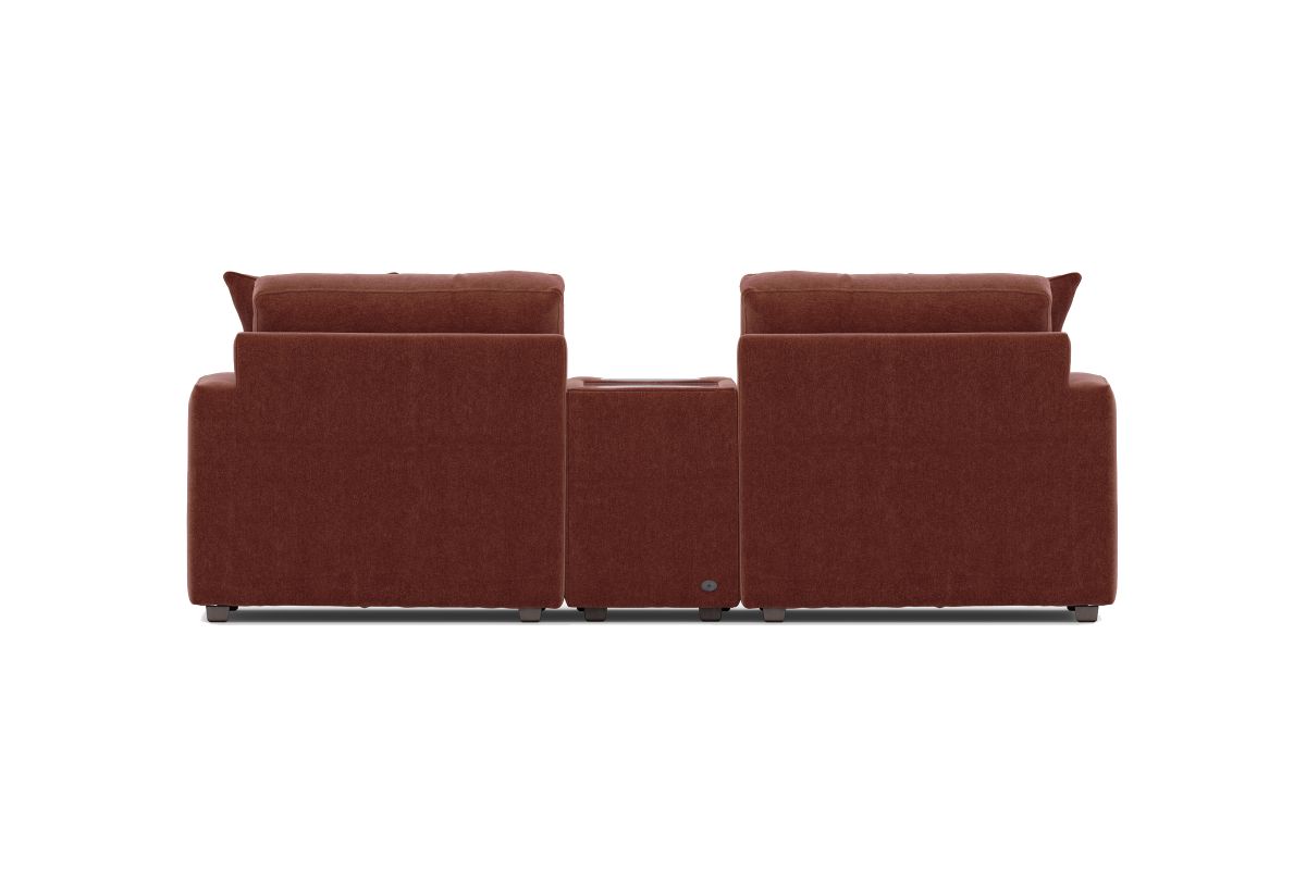 ModularOne Sectional Merlot 3-Piece 6