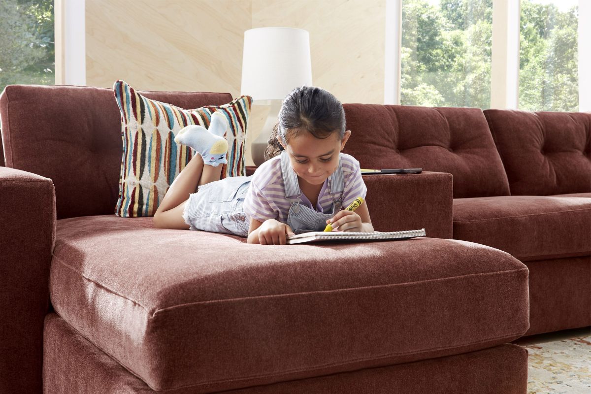 ModularOne Sectional Merlot 8-Piece with Left Arm Facing Chaise 3