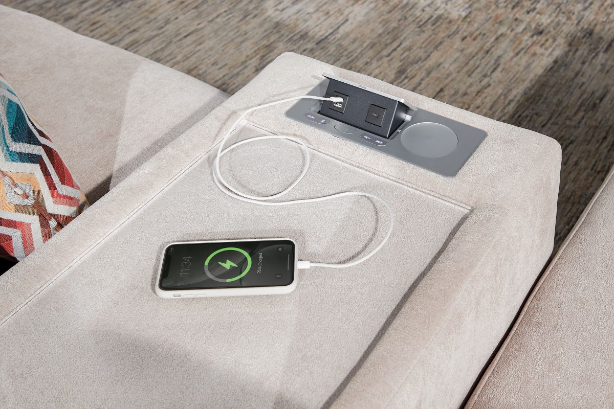 ModularOne Stone 7-Piece Sleeper Sectional with Right Arm Facing Chaise 10