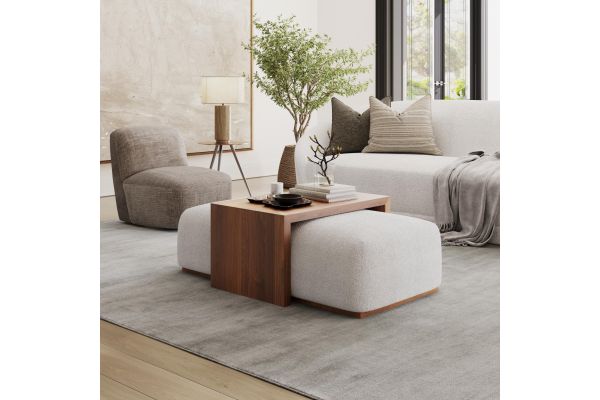 Hudson Sliding Ottoman
