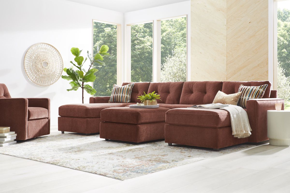 ModularOne Individual Pieces Merlot Swivel Chair 3