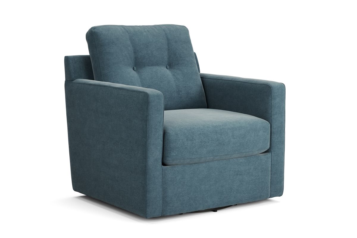 ModularOne Individual Pieces Teal Swivel Chair 2