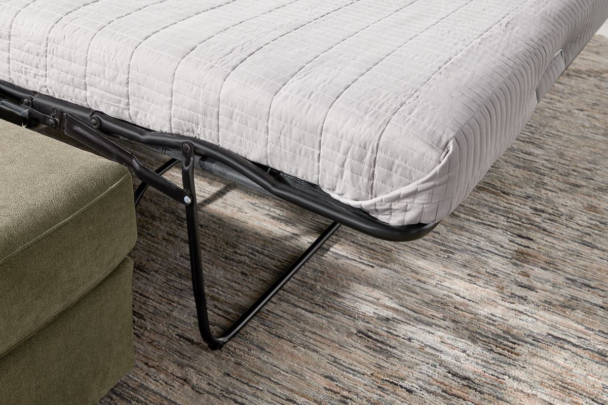 ModularOne Sectional Moss 5-Piece Sectional with Sleeper + E-Console 14