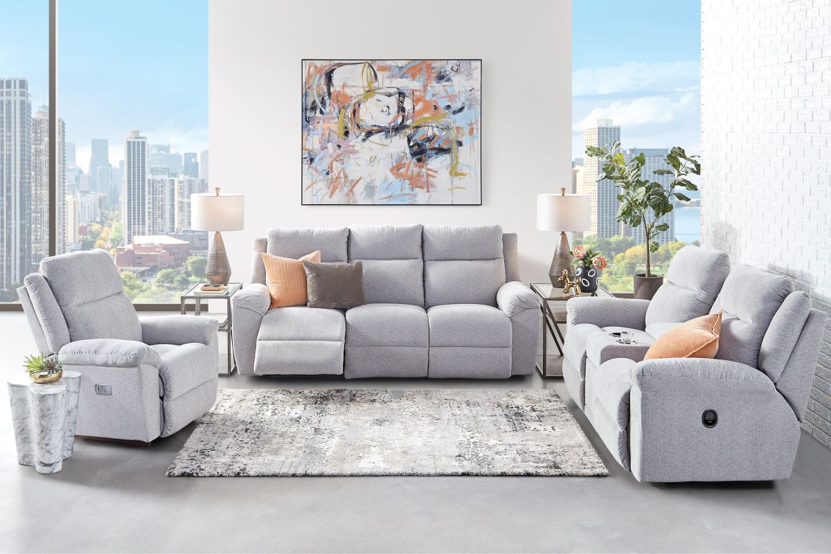 Joel Reclining Sofa by La-Z-Boy 10