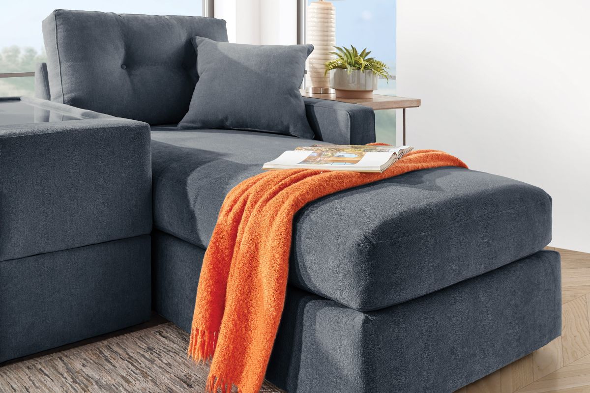 ModularOne Navy 7-Piece Sleeper Sectional with Right Arm Facing Chaise 15