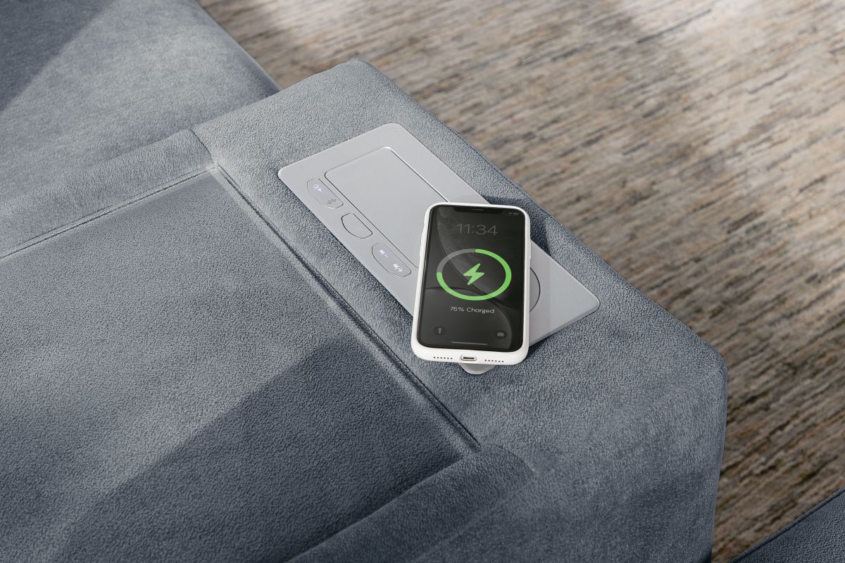 ModularOne Navy 7-Piece Sleeper Sectional with Right Arm Facing Chaise 12