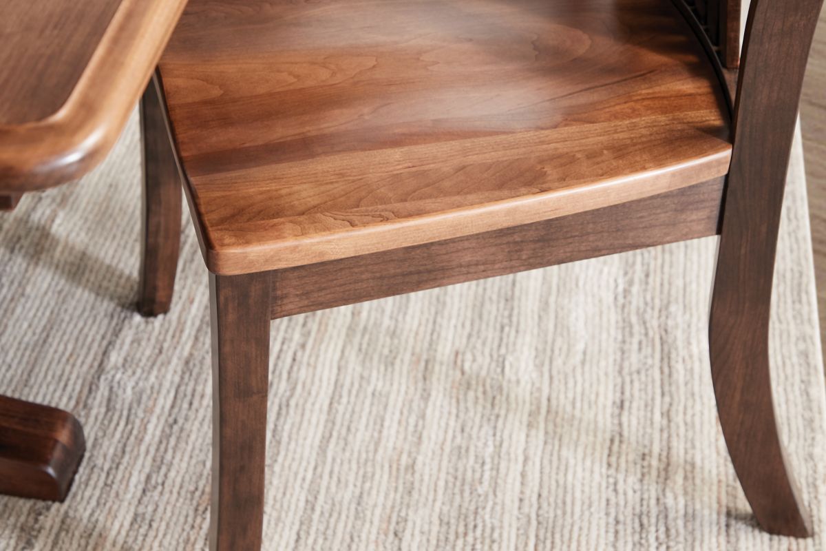 Millsdale Two-Tone Cherry Java Light Umber Side Chair 8