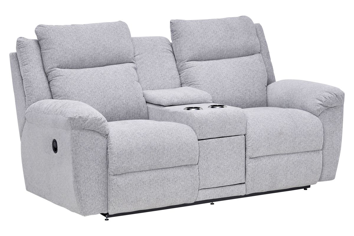 Joel Reclining Console Loveseat by La-Z-Boy 3