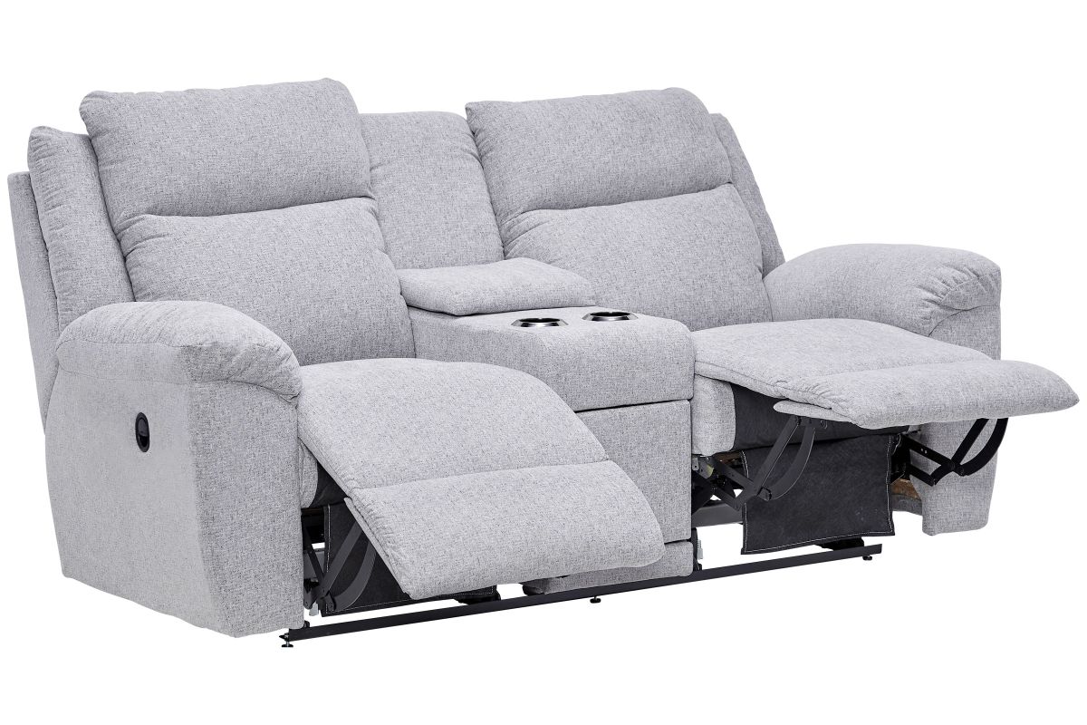 Joel Reclining Console Loveseat by La-Z-Boy 5