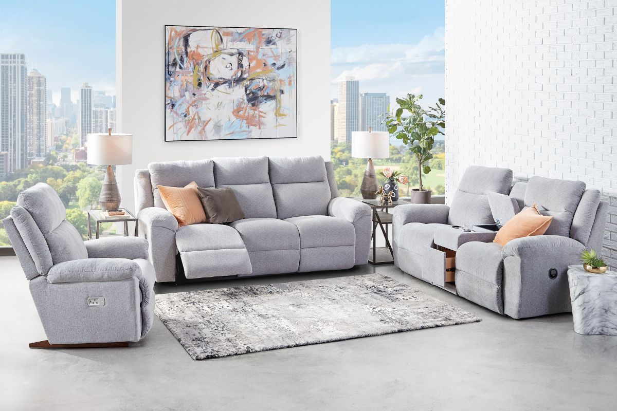 Joel Reclining Sofa by La-Z-Boy 12