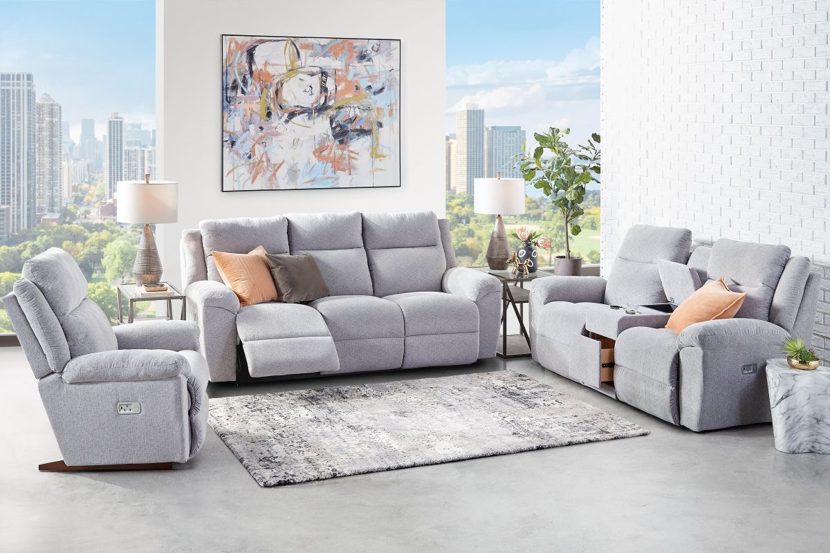 Joel Dual Power Reclining Sofa by La-Z-Boy 13
