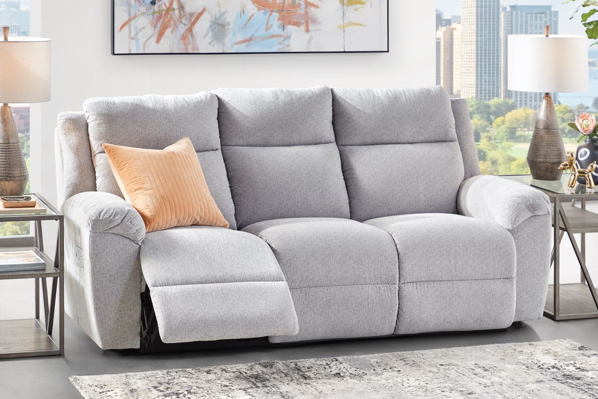 Joel Dual Power Reclining Sofa by La-Z-Boy 6