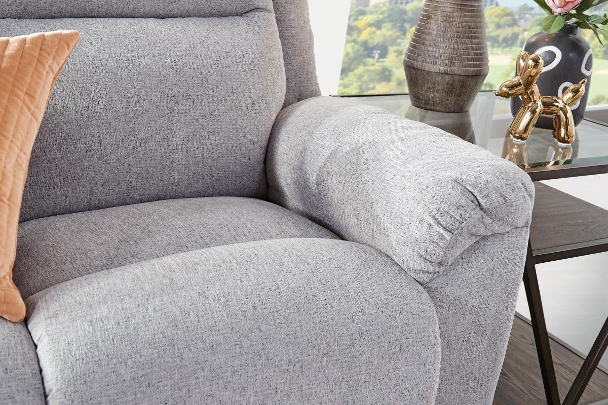 Joel Dual Power Reclining Console Loveseat by La-Z-Boy 14