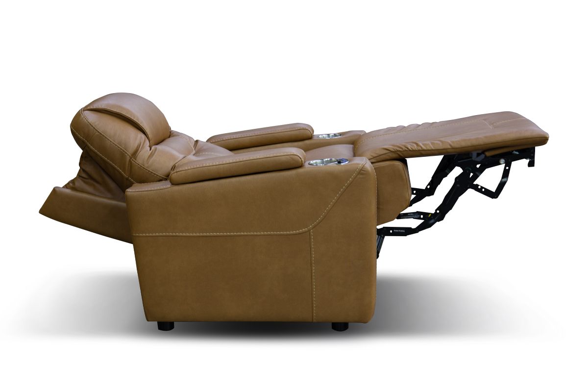 Front Row Brown Triple Power Theater Recliner 5