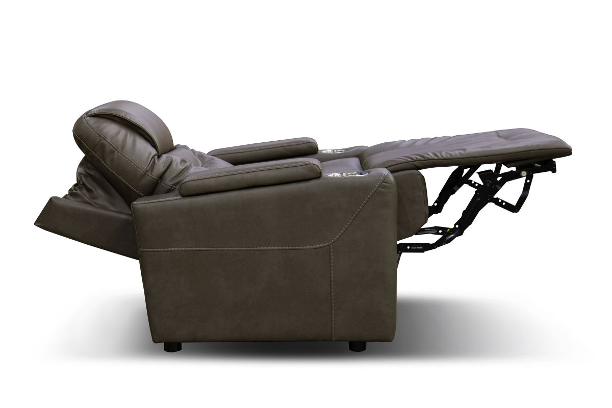 Front Row Triple Power Theater Recliner Charcoal 8
