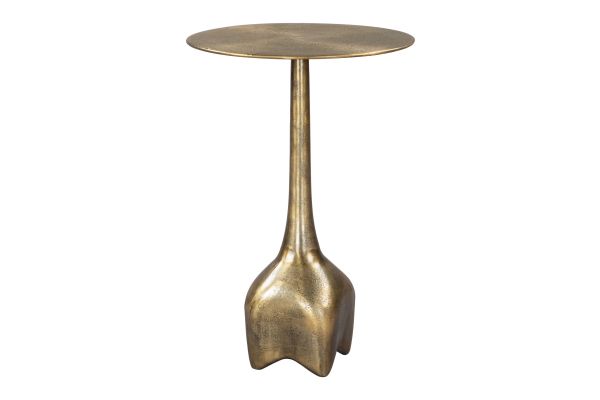 Lexi Side Table Antique Brass