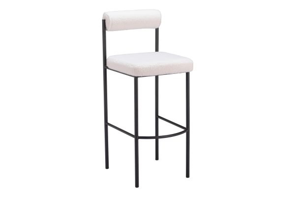Livorno Barstool (Set of 2) Ivory