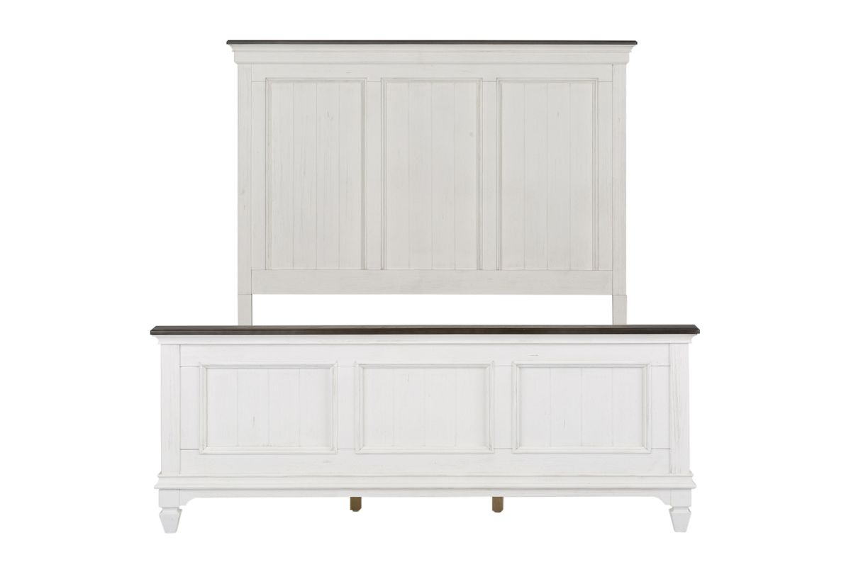 Front view of a queen size Higgins Bed without a mattress