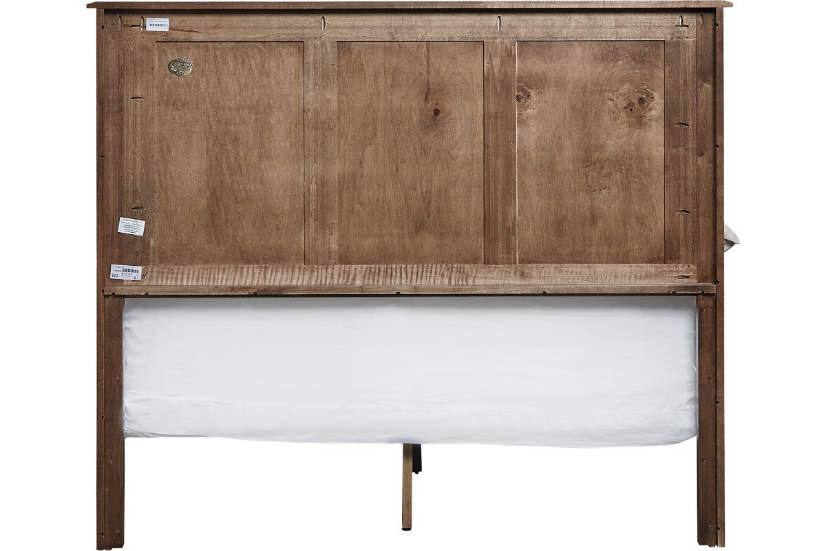 Simplicity Maple Cider Panel Queen Bed 8