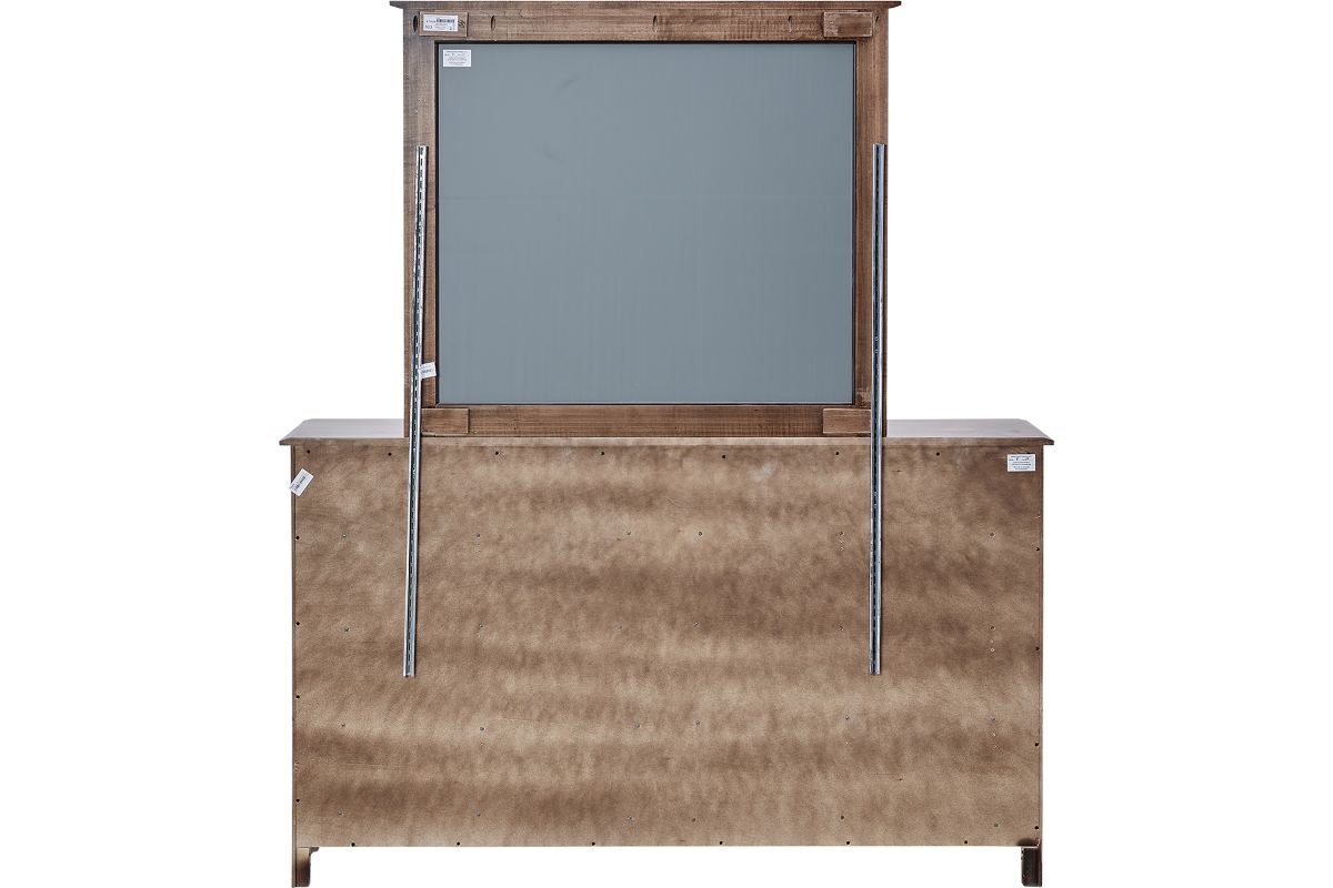 Simplicity Dresser + Mirror Maple Cider 5