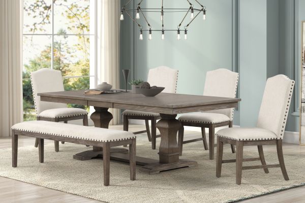 Noble Extendable Table + 6 Chairs 