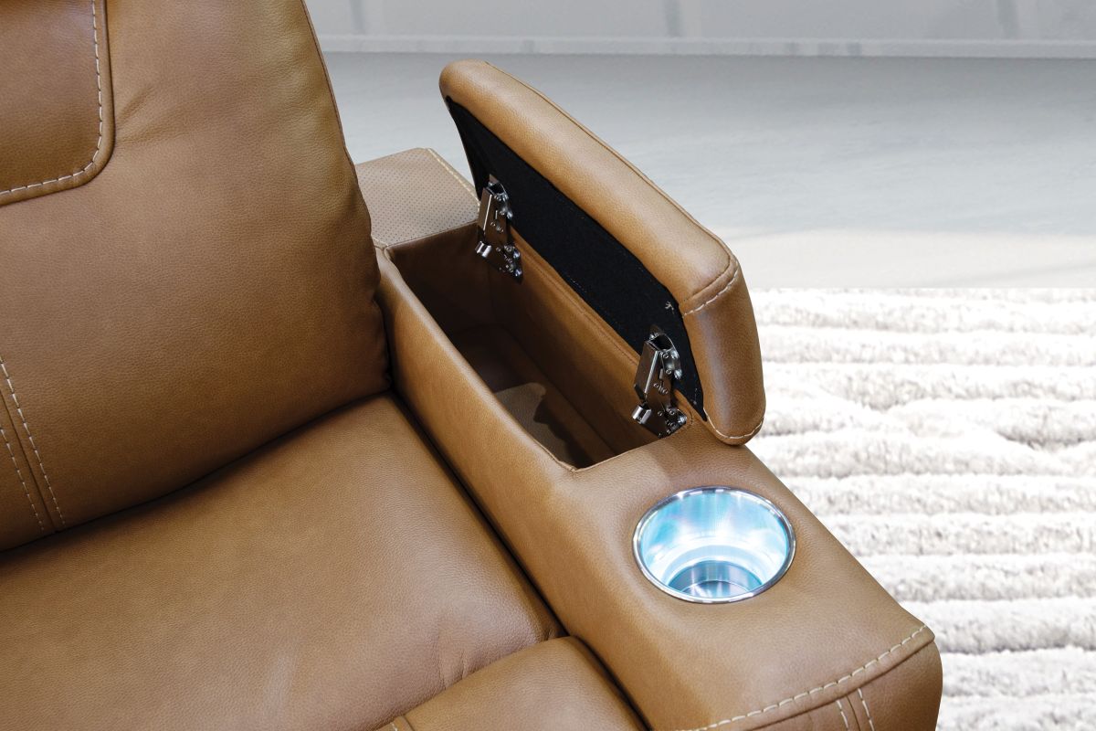 Front Row Brown Triple Power Theater Recliner 7