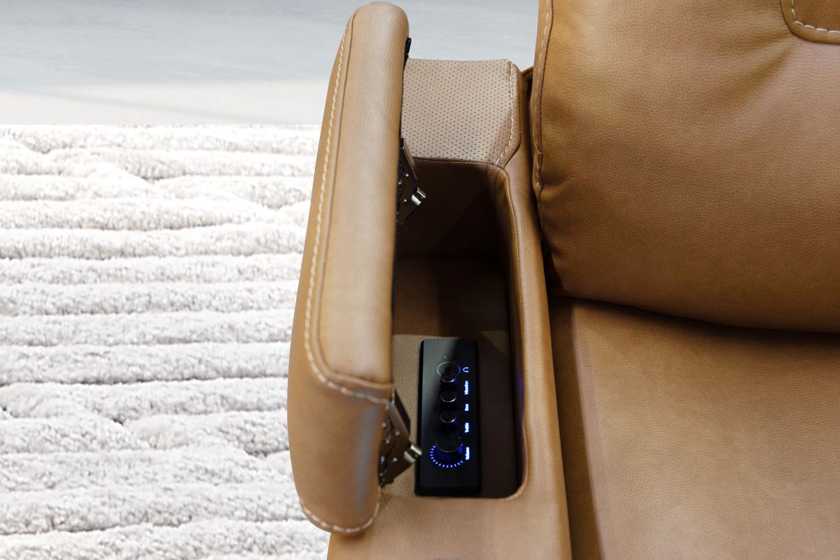 Front Row Brown Triple Power Theater Recliner 6