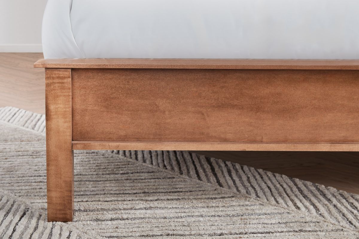 Simplicity Michael's Oak Panel Queen Bed 5