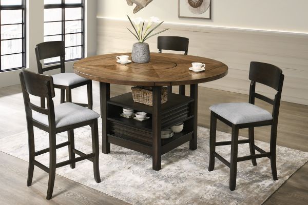 Horizon Extendable Counter Table + 4 Stools 