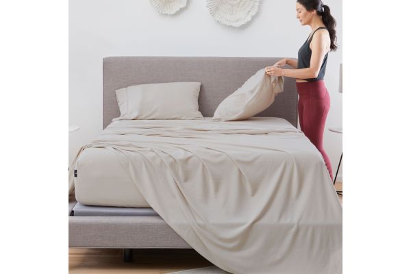 Bedgear® Hyper-Linen™ Beige Queen Sheet Set
