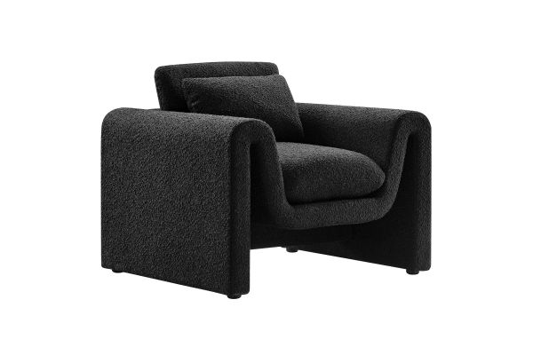 Waverly Boucle Upholstered Armchair