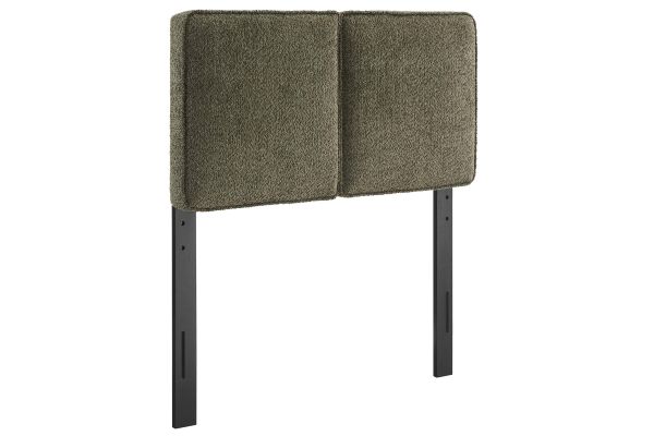 Lindee Boucle Fabric Twin Headboard