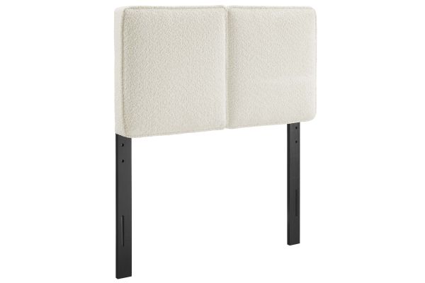 Lindee Boucle Fabric Twin Headboard