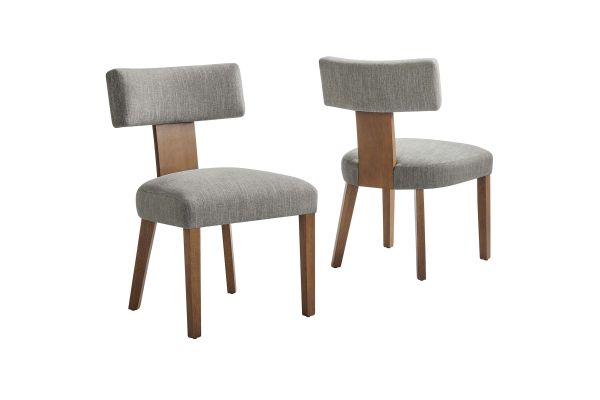 Nalani Fabric Upholstered Dining Chairs Set of 2 