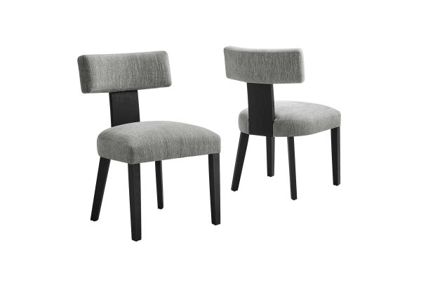 Nalani Fabric Upholstered Dining Chairs Set of 2 
