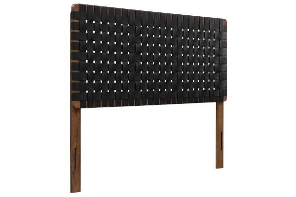 Sparta Weave Vegan Leather Full Headboard