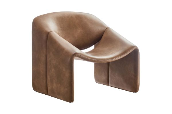 Vivi Vegan Leather Accent Chair