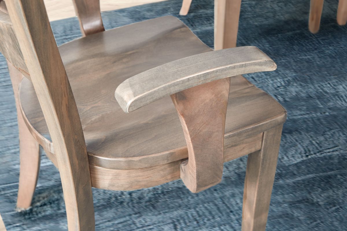 Sierra Maple Shale Arm Chair 9