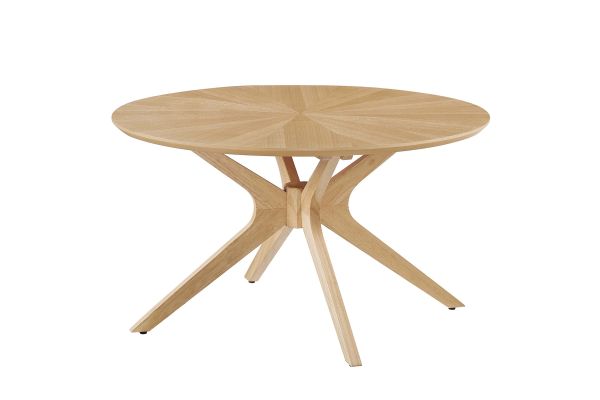 Crossroads Round Wood Coffee Table