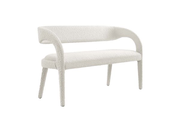 Pinnacle Boucle Fabric Accent Bench by Modway