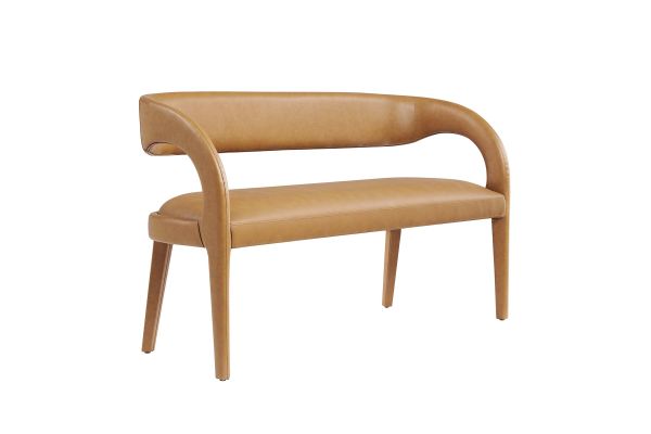Pinnacle Vegan Leather Accent Bench by Modway