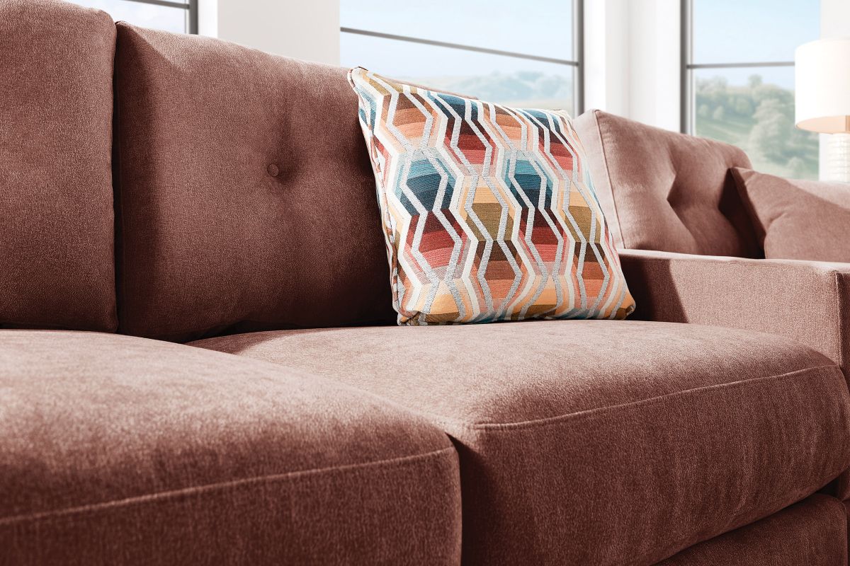 ModularOne Sectional Merlot 3-Piece with Sleeper + Left Arm Facing Chaise 6